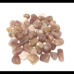 Rose quartz stones